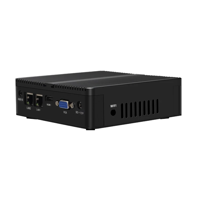Cheap Barebone PC N2840 J1900 J4125 J6412 Core i3 i5 i7 Mini Desktop Computer Dual Core Linux X86 Mini PC