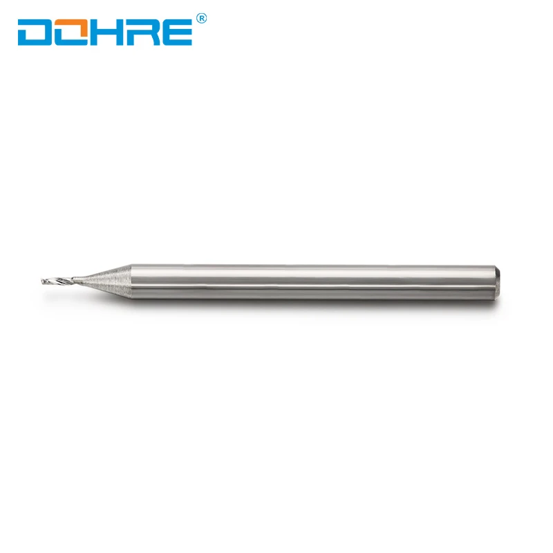 DOHRE Factory Direct Good Quality Solid Carbide Single Flute 1F Aluminum Square Endmill Cutters For Aluminum