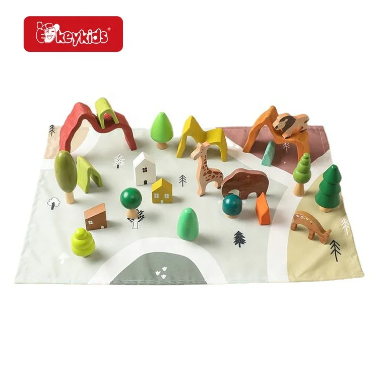 New Arrival Bee Life Cycle Learning Puzzle Wooden Beehive Toy For Kids W12E187