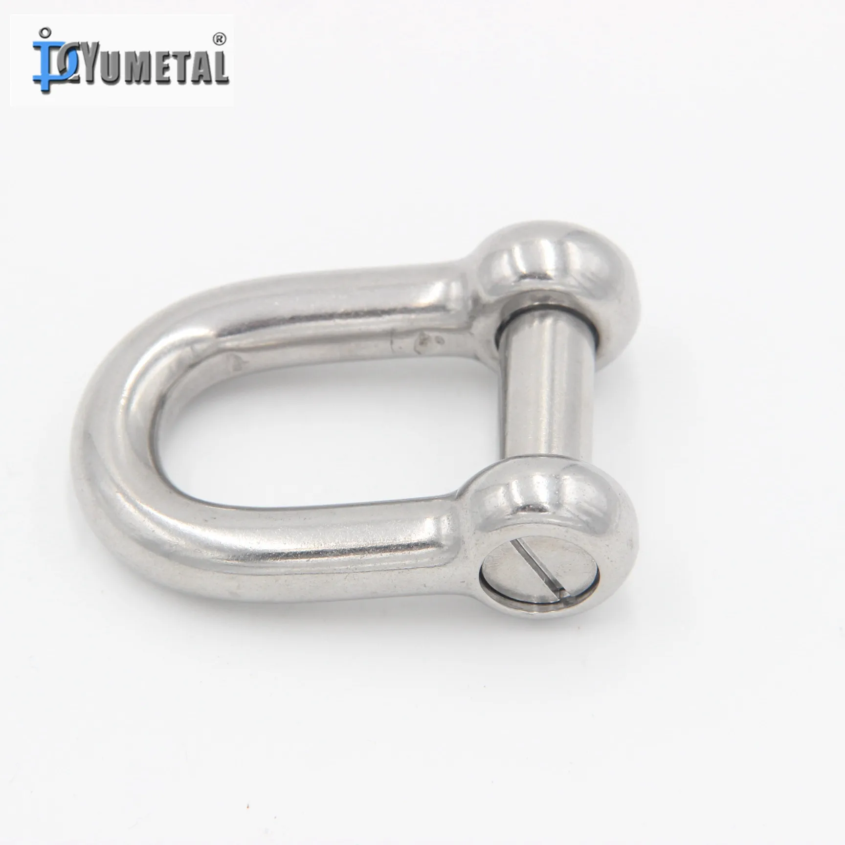 L Hexagon Socket Head Pin Dee Shackle stainless steel 316 marine rigging hardware