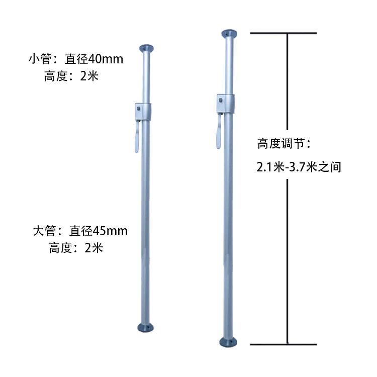 Professional autopole for studio Aluminum Autopole Support System for Photography Lights Backgrounds  Reflectors Photo Equipment