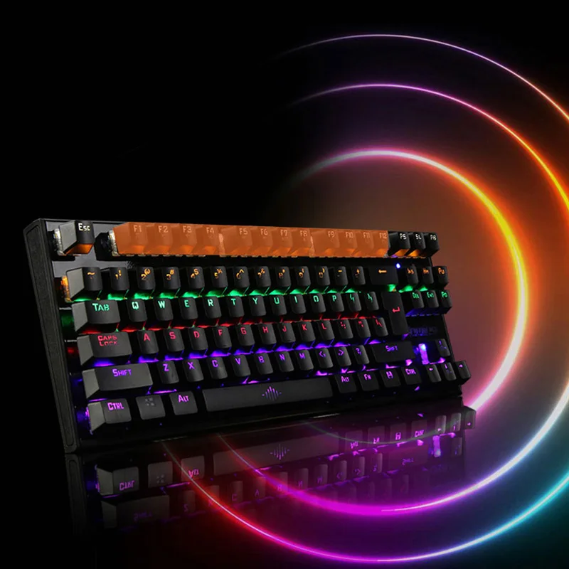 2021 Best selling Gaming Keyboard Wired mechanical Keyboard USB Wired Mouse Rainbow Gaming Mechanical Keyboard for gaming