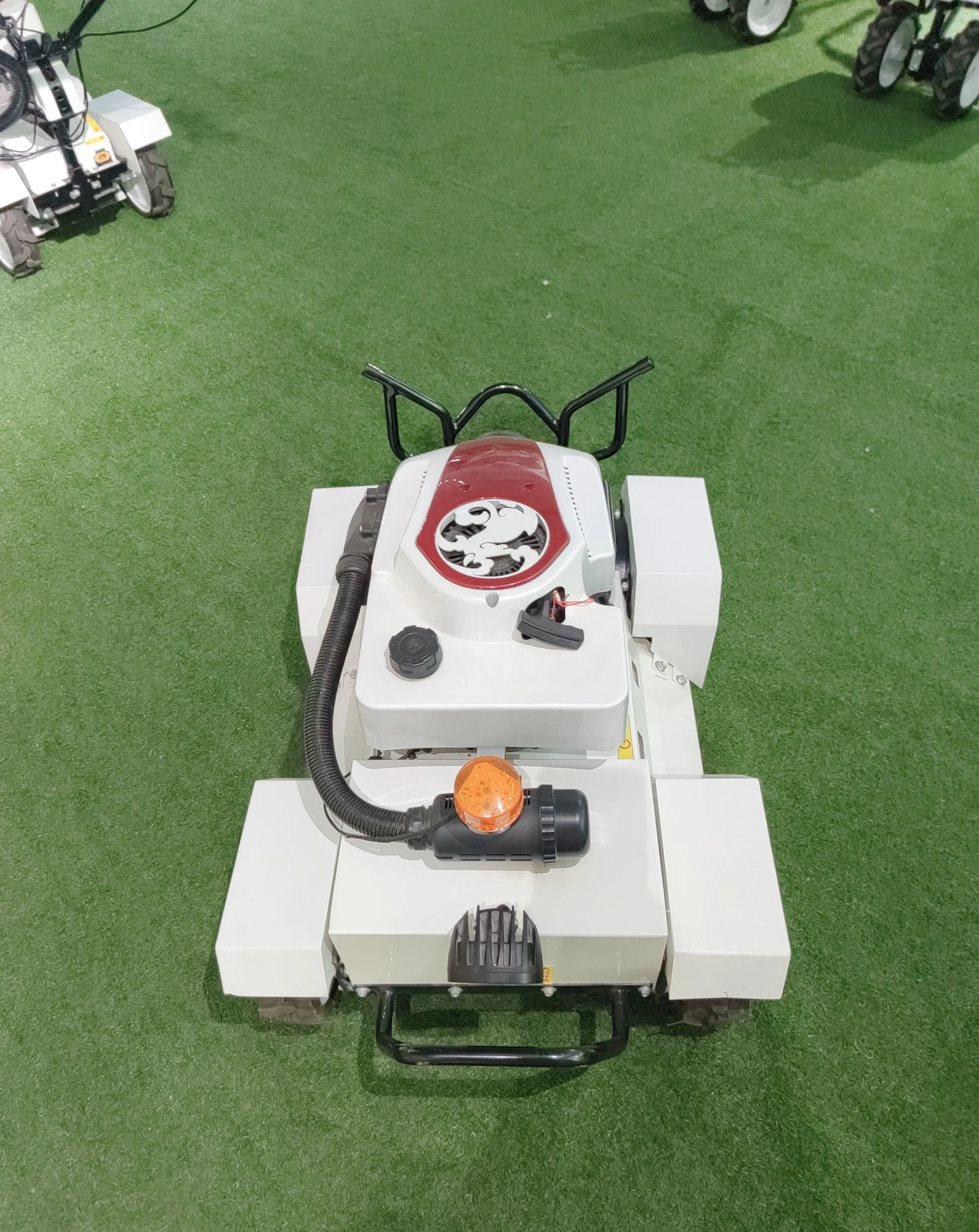 Chinese top selling agricultural machinery hybrid power remote control cordless lawn mowers for bush and grass
