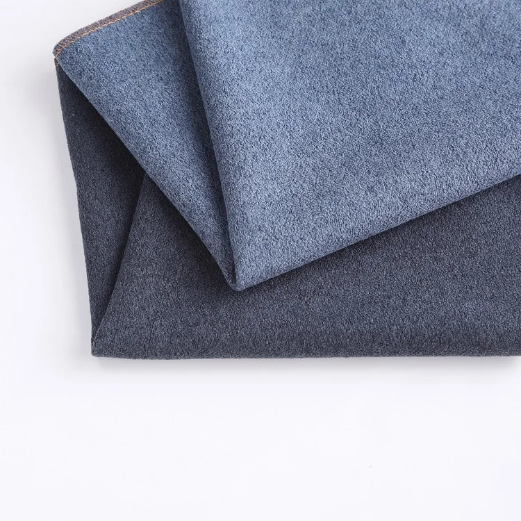 High Quality 100% Polyester Textured Fabric Cashmere Line Looking Upholstery Plain Weaved Fabric