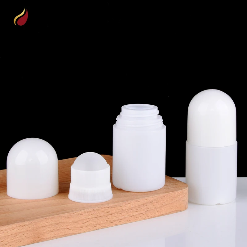Plastic PE Ball Roll-On Bottle Wholesale 45ml Roll-On Applicator Gel Essential Oil Antiperspirant Empty Rollerball Bottle