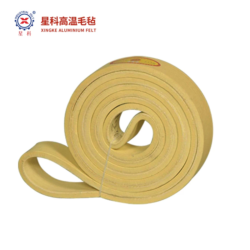 Customized Kevlar Conveyor Belt Aluminum Extrusion High Temperature Table Conveyor Synchronous Belt 480 Degree Wear-resistant