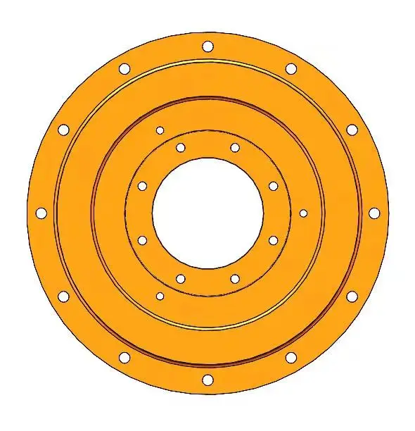 Environmental protection dust removal equipment Dusting drum Non-standard equipment manufacturing lower cover