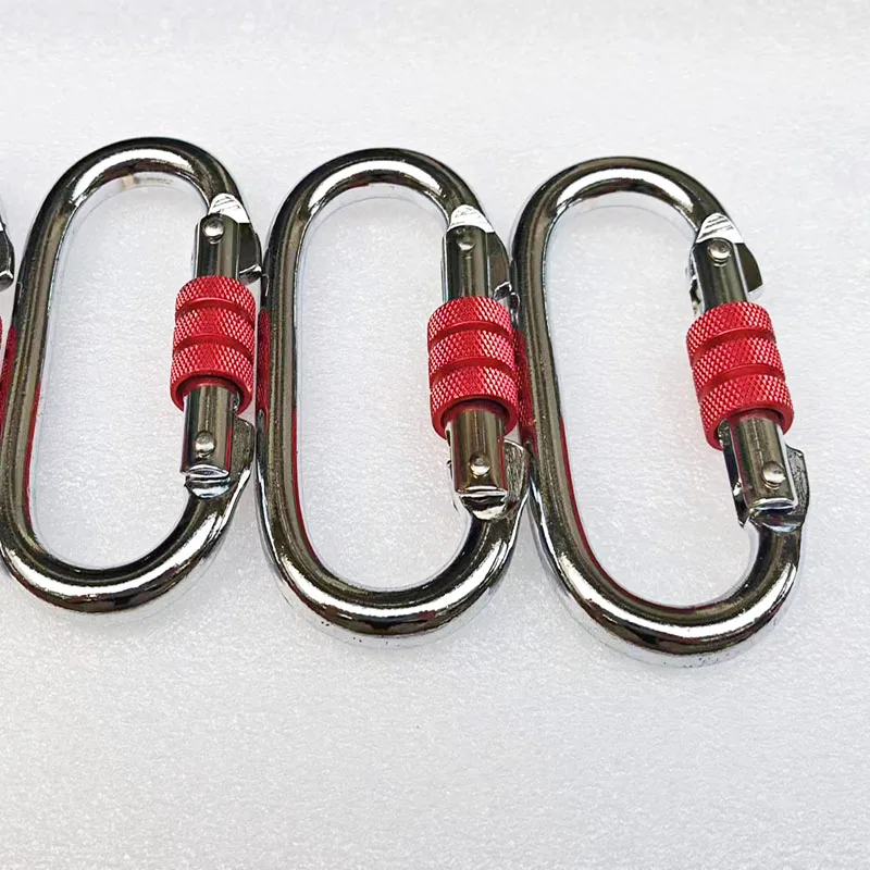 O-Type Outdoor Equipment Safety Hook Carabiner for Climbing & Rescue Yog & Pilates Carrying Comfortable Mountaineering Buckle