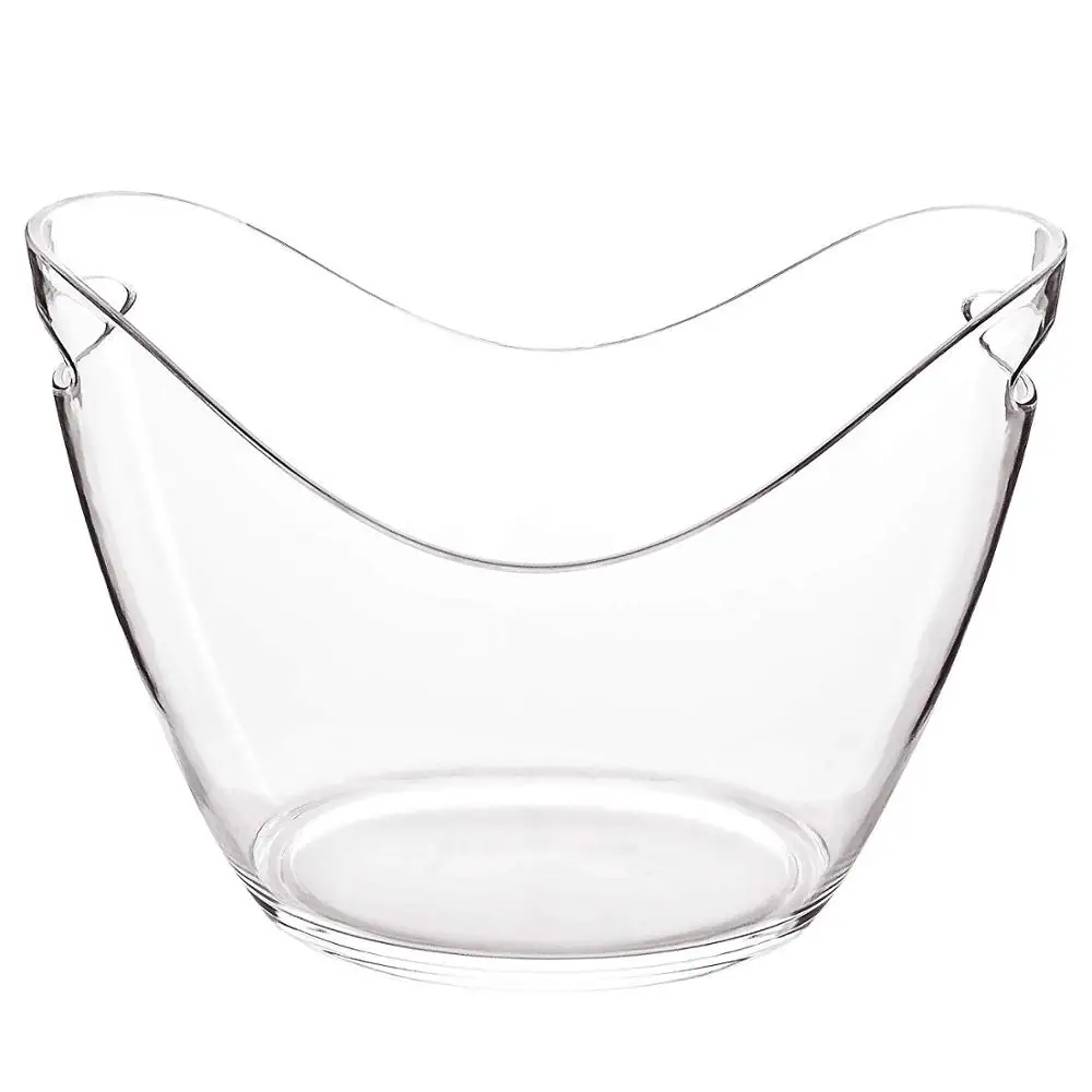 Factory Wholesale Party clear acrylic Plastic Ice Bucket