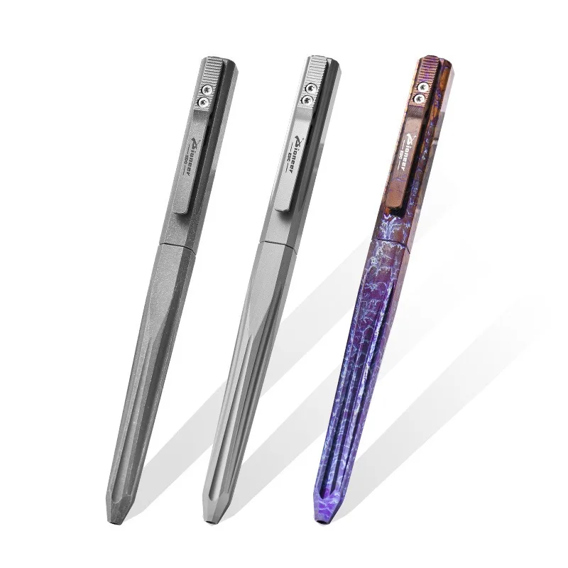2024 Hot selling outdoors titanium alloy edc tactical pen Creative personality pen with logo woma Wolf prevention metal pen