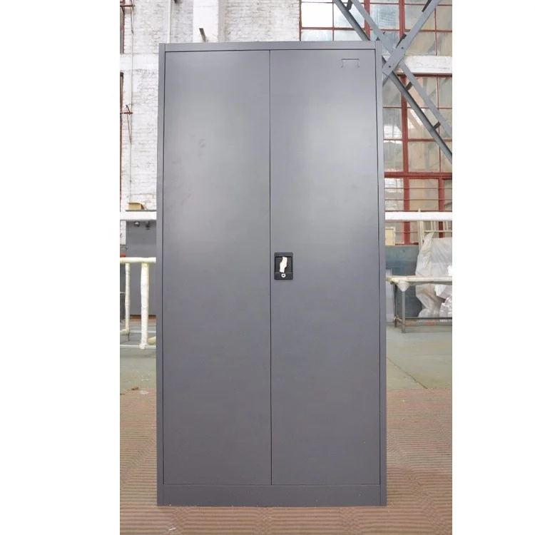 Hot Selling Modern Style Office Metal 2 Doors Wardrobe With Mirror