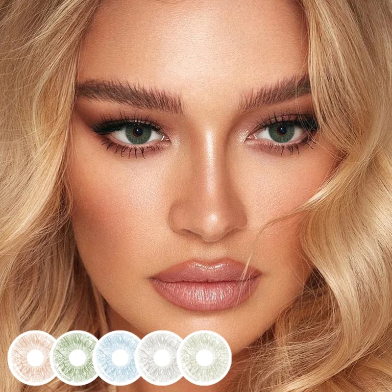 Freshlady Monthly Daily Sharingan Contact Lenses Own Logo Clear Contact Lenses Natural Eeye Color Contact Lens