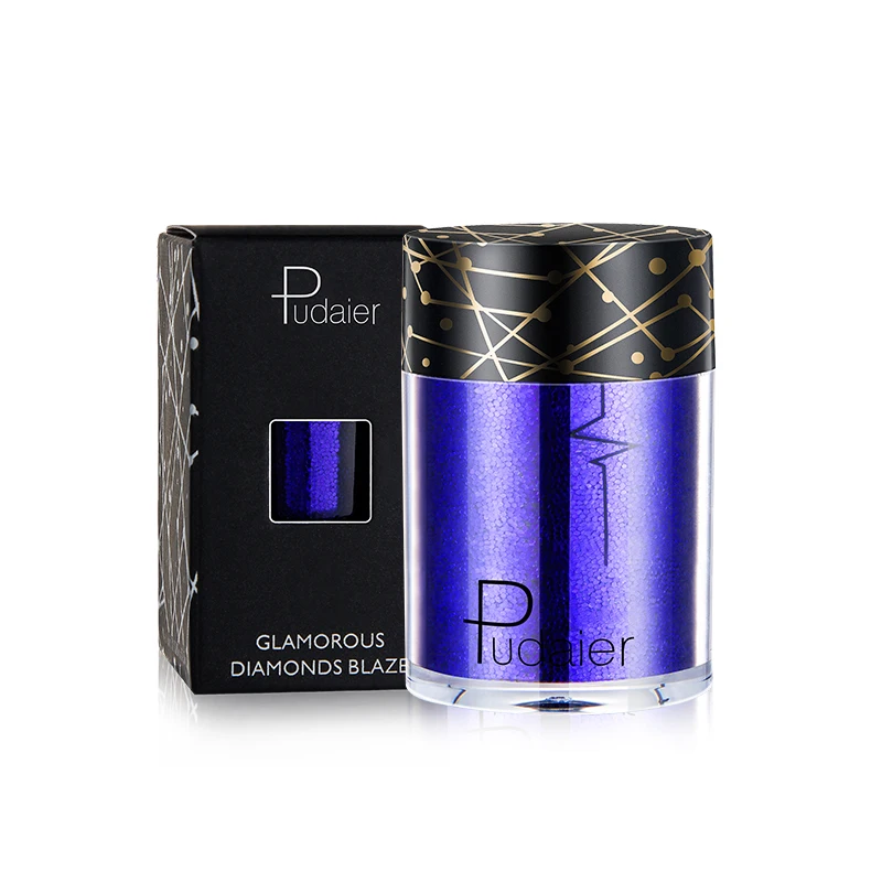 Wholesale Longlasting Pudaier 36 Colors Glitter Eyeshadow Shimmer Powder Pigmented for Eyes Makeup