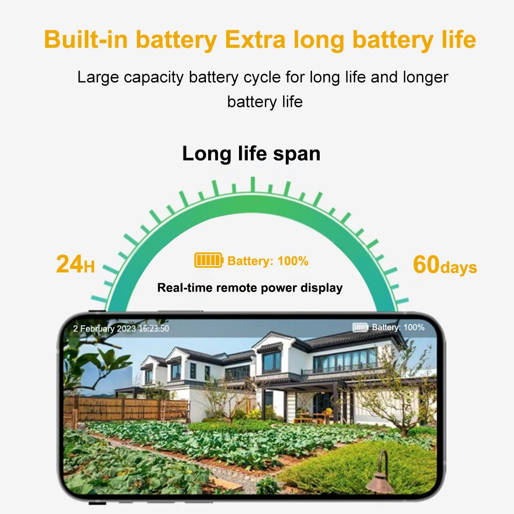 Home Cameras 360 Waterproof Night Vision Security Solar Light Bulb Wireless Camera Outdoor Professionnel For Home Security