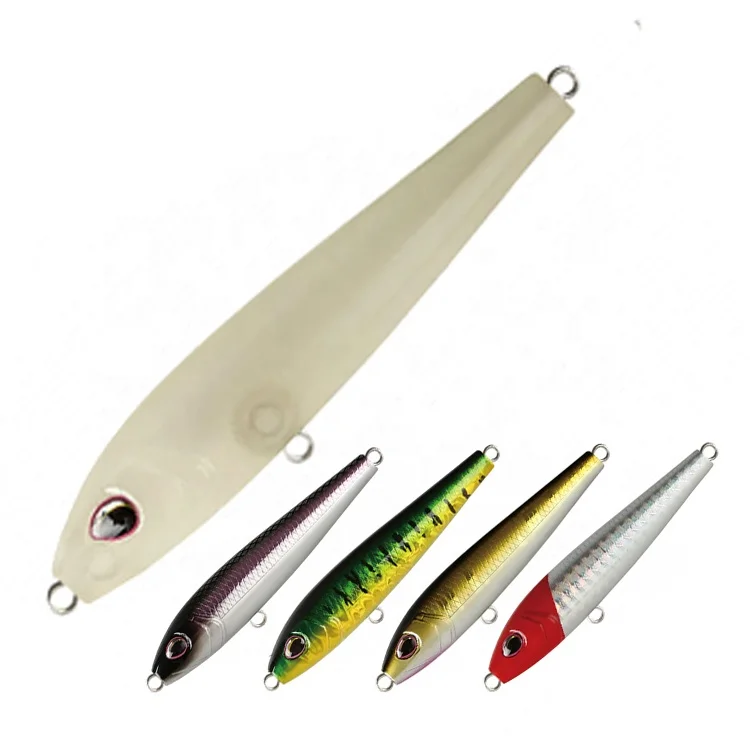 80mm 7g Dolphin Pencil Bait Lure China Pencil Hard Bass Fish Lure Topwater Fishing Lures