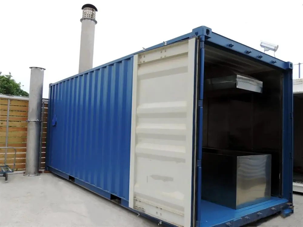 
2022 Movable High Efficiency Cremation Incinerators Furnace for Human Containerized Package CE 380V 