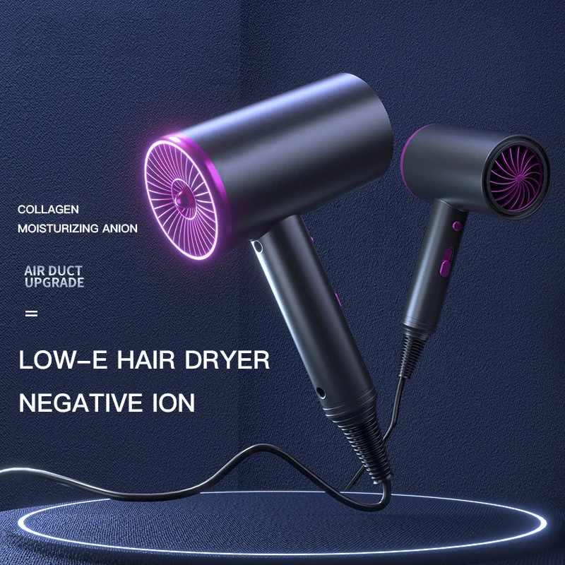 2021Factory Best Selling High Quality  Professional 2 Speeds 3 Hair Dryer Rotating Rechargeable Hair Dryer Heat Hair Blow Dryer