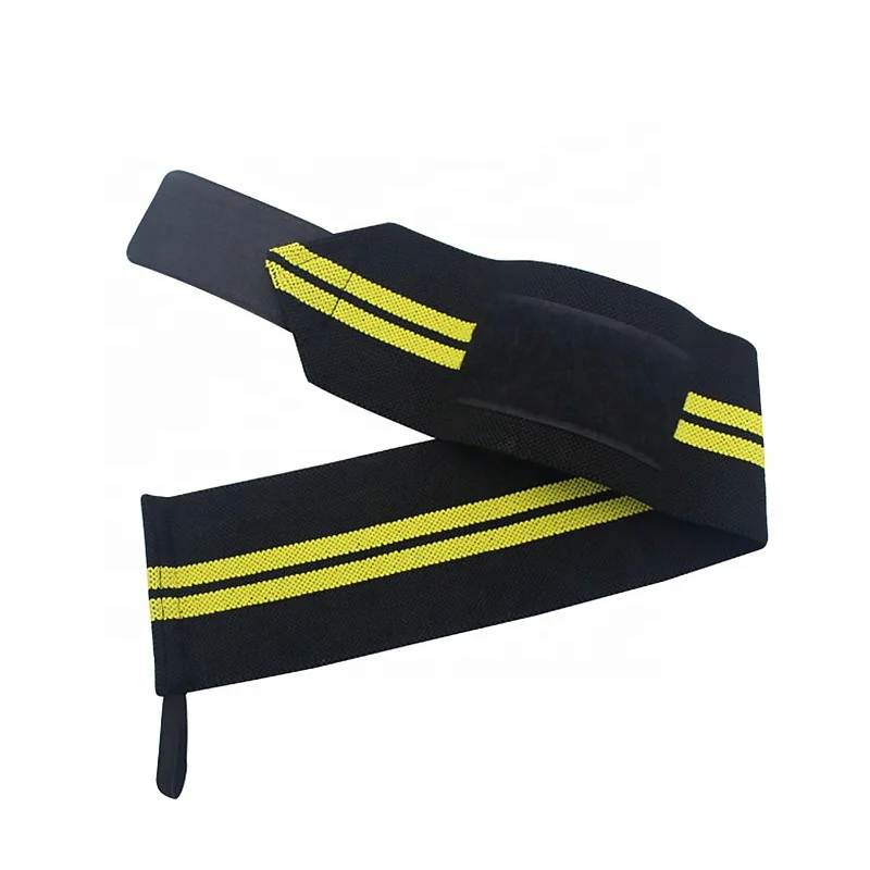 63*8cm/customizable Exercise training weight lifting wrist wrap band brace fitness gym elastic wrist strap