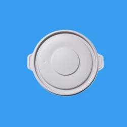 Disposable degradable corn starch four box with lid fast food box can be customized