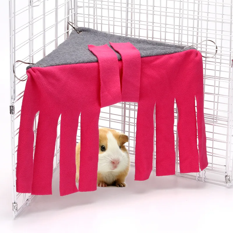 Purple Style Funny Hamster Cage Small Pets Home Guinea Pig Tent Hidden Tent Play House