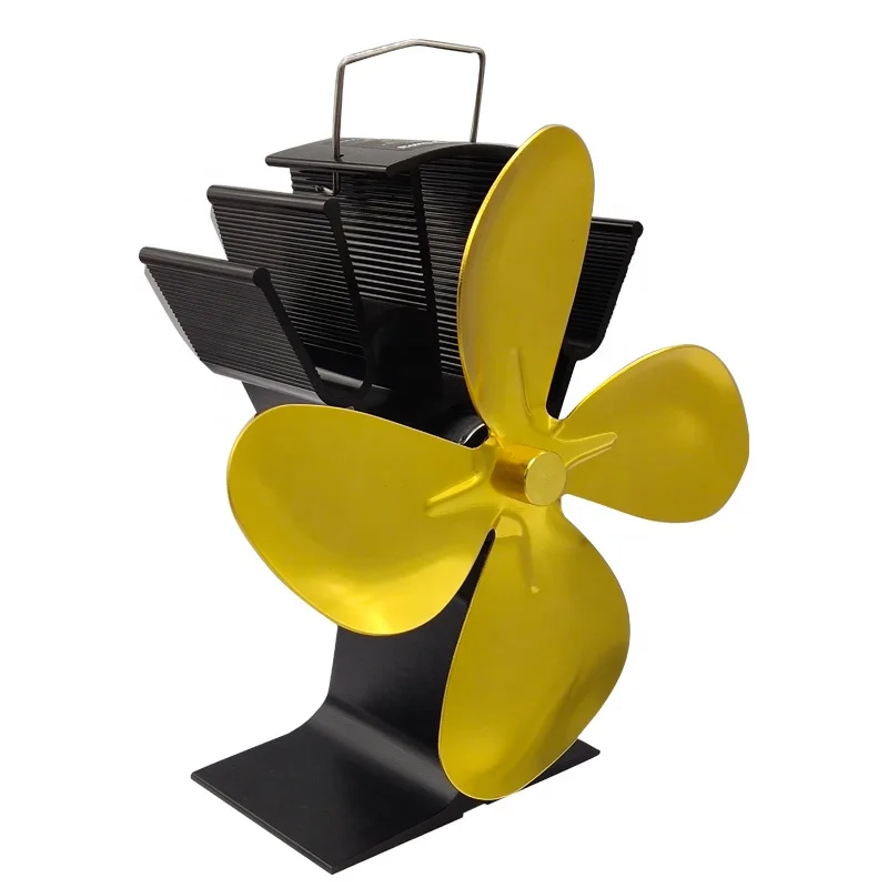 Heat powered stove fan with High CFM for cold winter livingroom