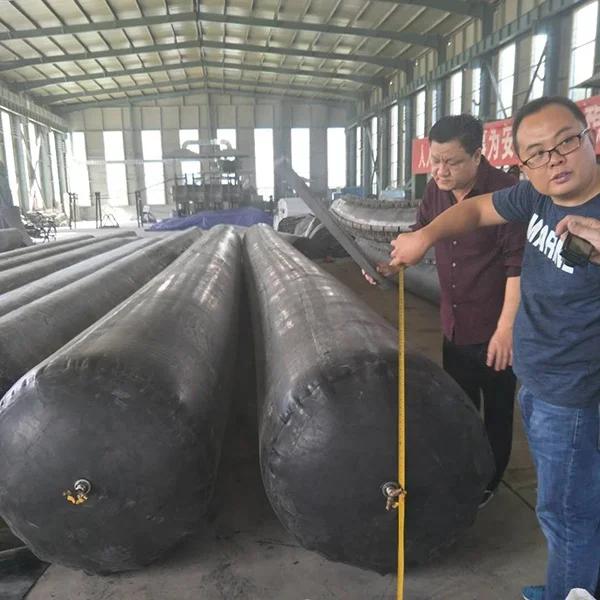 
inflatable rubber balloon formwork for concrete culvert making 