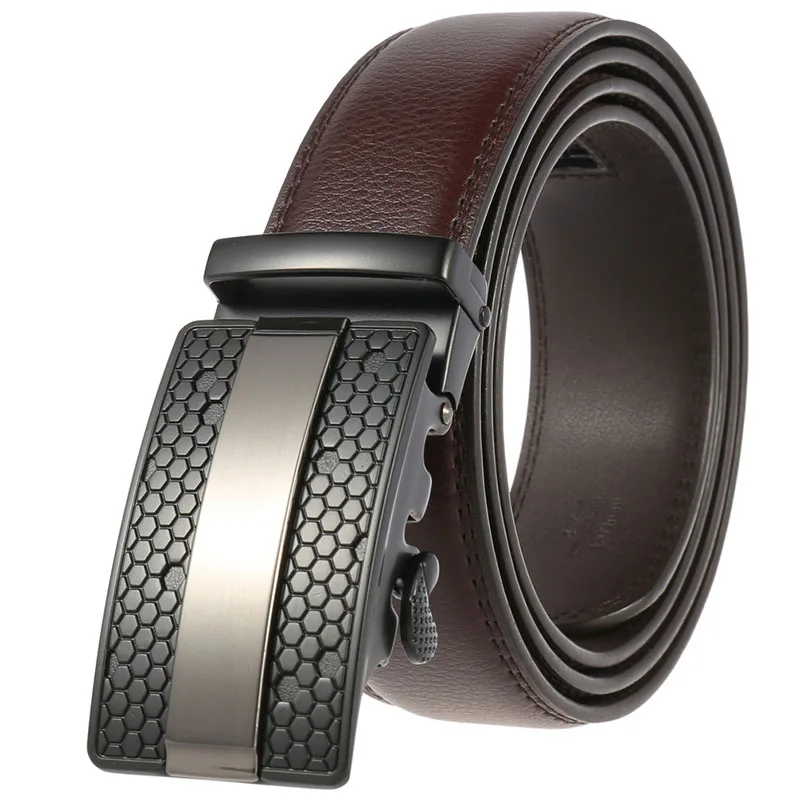 Mens superior quality custom name brand leather belt