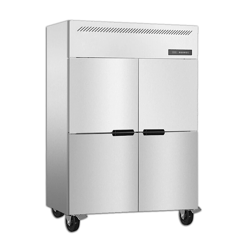 Restaurant Kitchen 4 Door 6 Door Commercial Upright Freezer Commercial Good Quality Stainless Steel Refrigerator