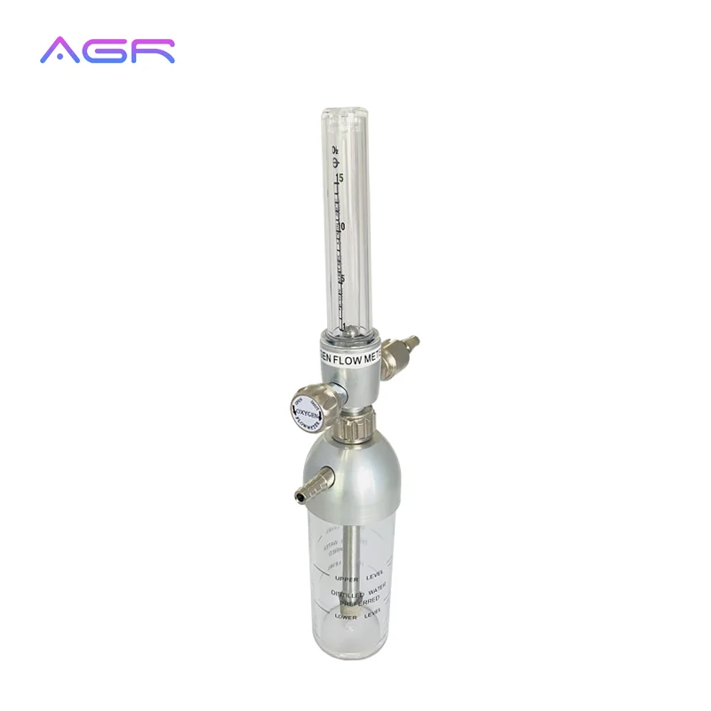 OEM Custom Logo Hot sale AGR new product hot selling medical digital british oxygen regulator with oxygen cylinder flow meter