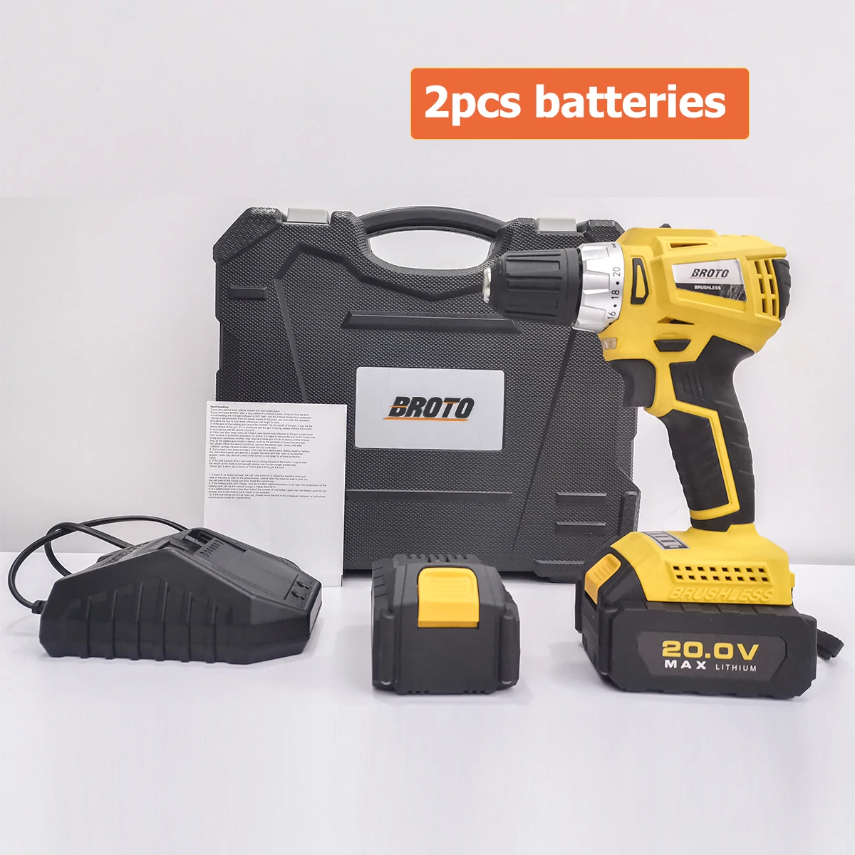 Professional Brushless Impact Lithium Battery Drill Bor Listrik Rechargeable Power Drills Wireless