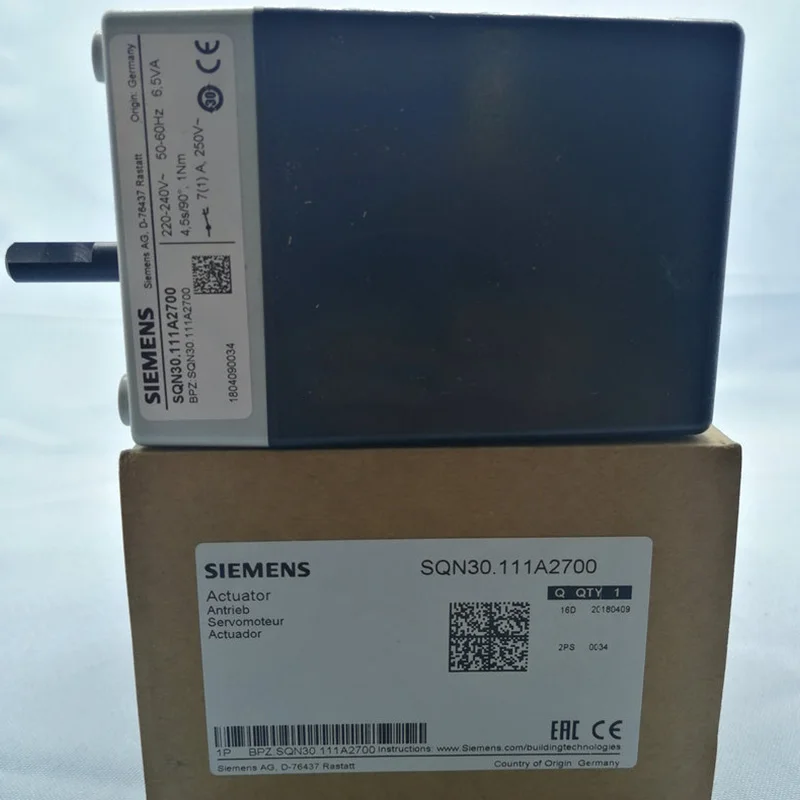 SQN30.111A2700 Servo Motor Damper Actuator Servo Motor Burner Accessories Brand New Original SQN30.111A2700