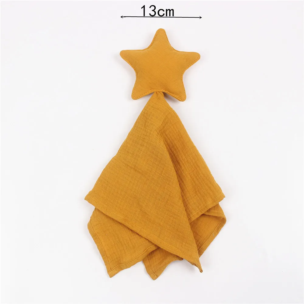 Cute Design Baby Blanket Infants Toy for Kid Comforter Baby Security Blanket Soft Muslin Cotton The Best Selling Newborn Woven