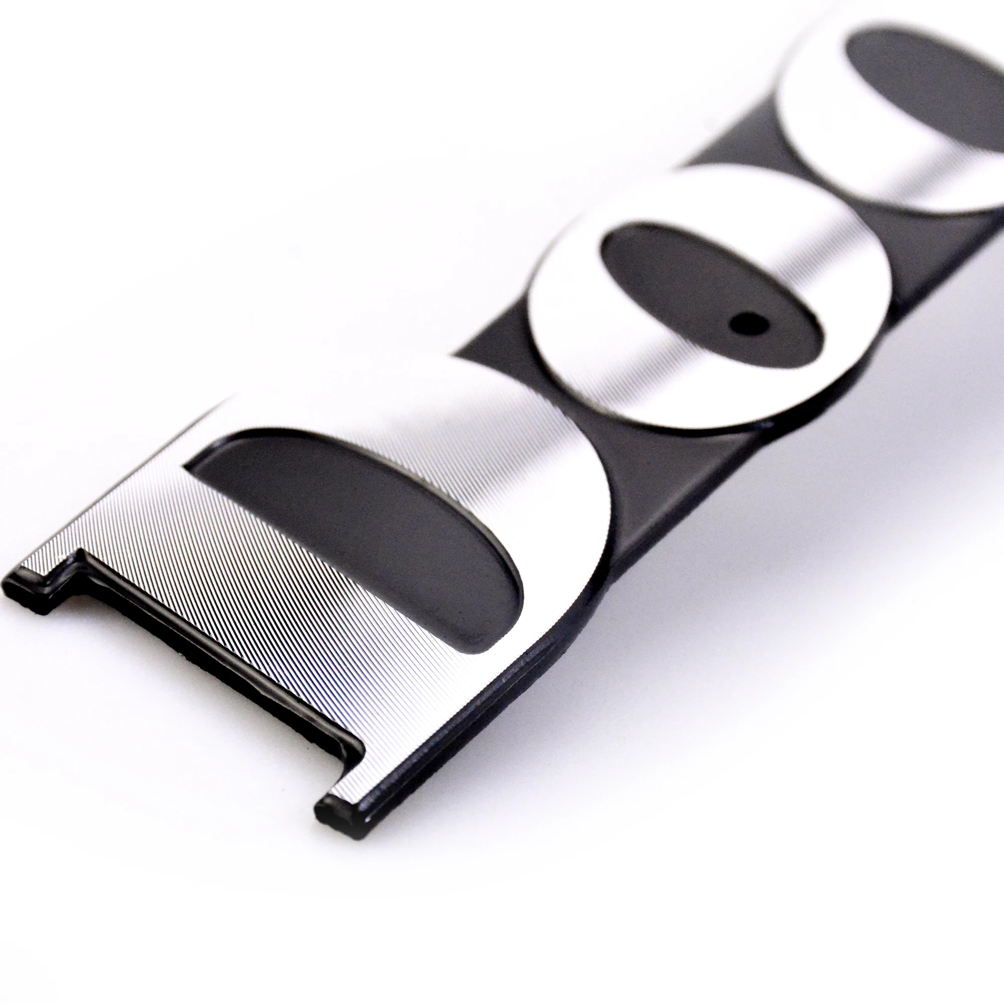 Diamond-Cut Customized Nameplate Silver Metal Logo Labels