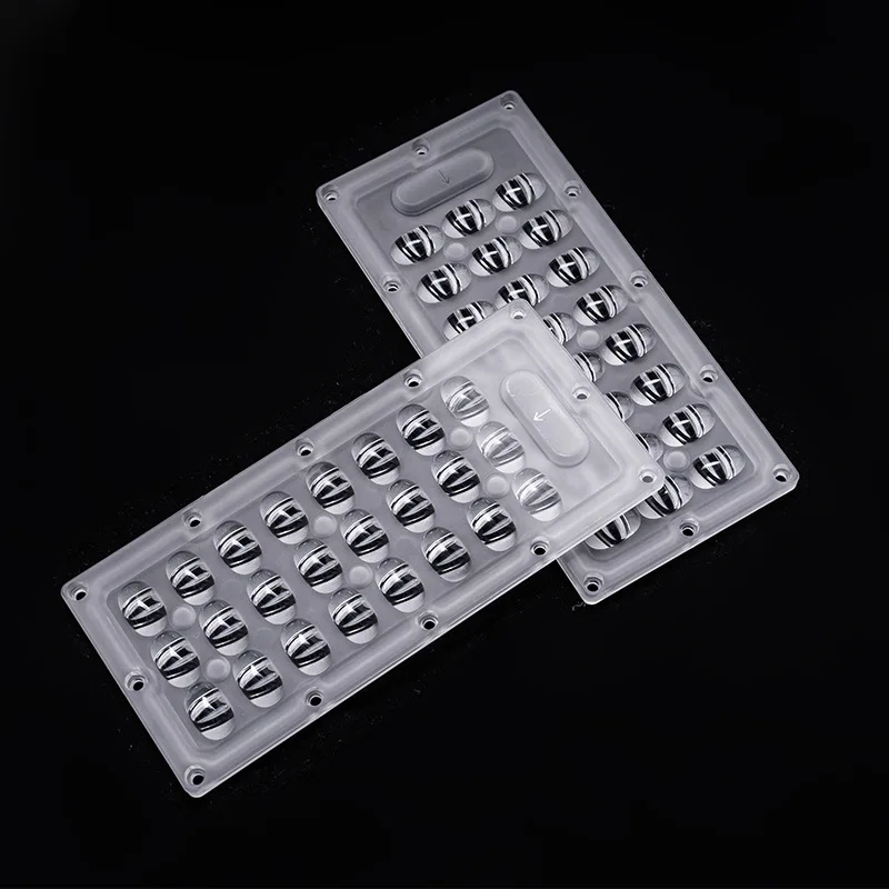 high quality High temperature resistant 2835 3030 optic pmma pc cover lenses led street light 80 degree  in China