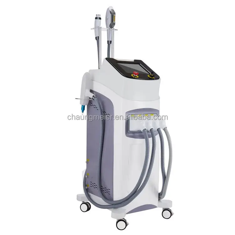 Многофункциональное профессиональное лазерное оборудование с 4-в-1 Ipl + 808 диодный лазер nd Yag Rf косметический