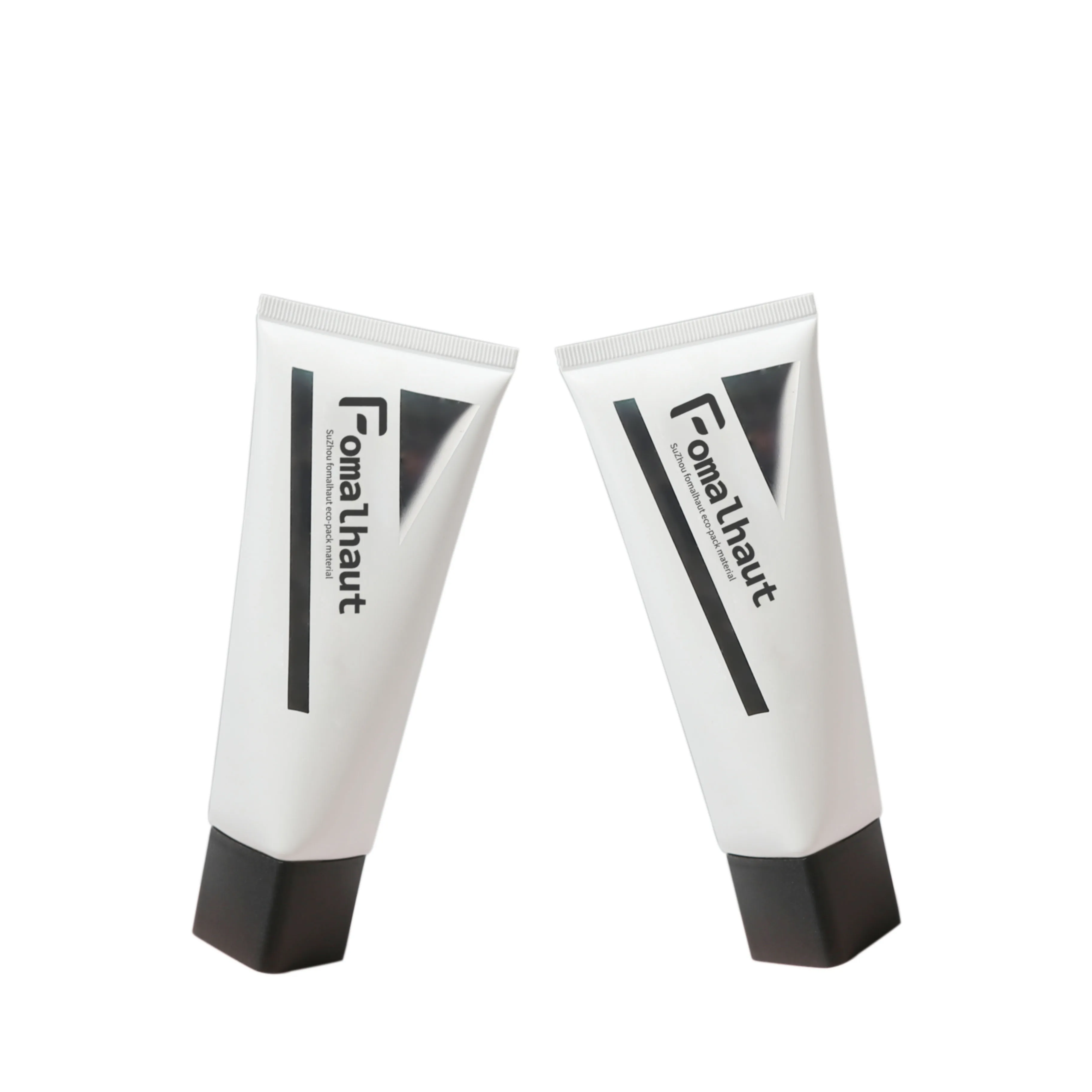Fomalhaut  100ml Triangle Shape plastic tube for cosmetic cream gel package
