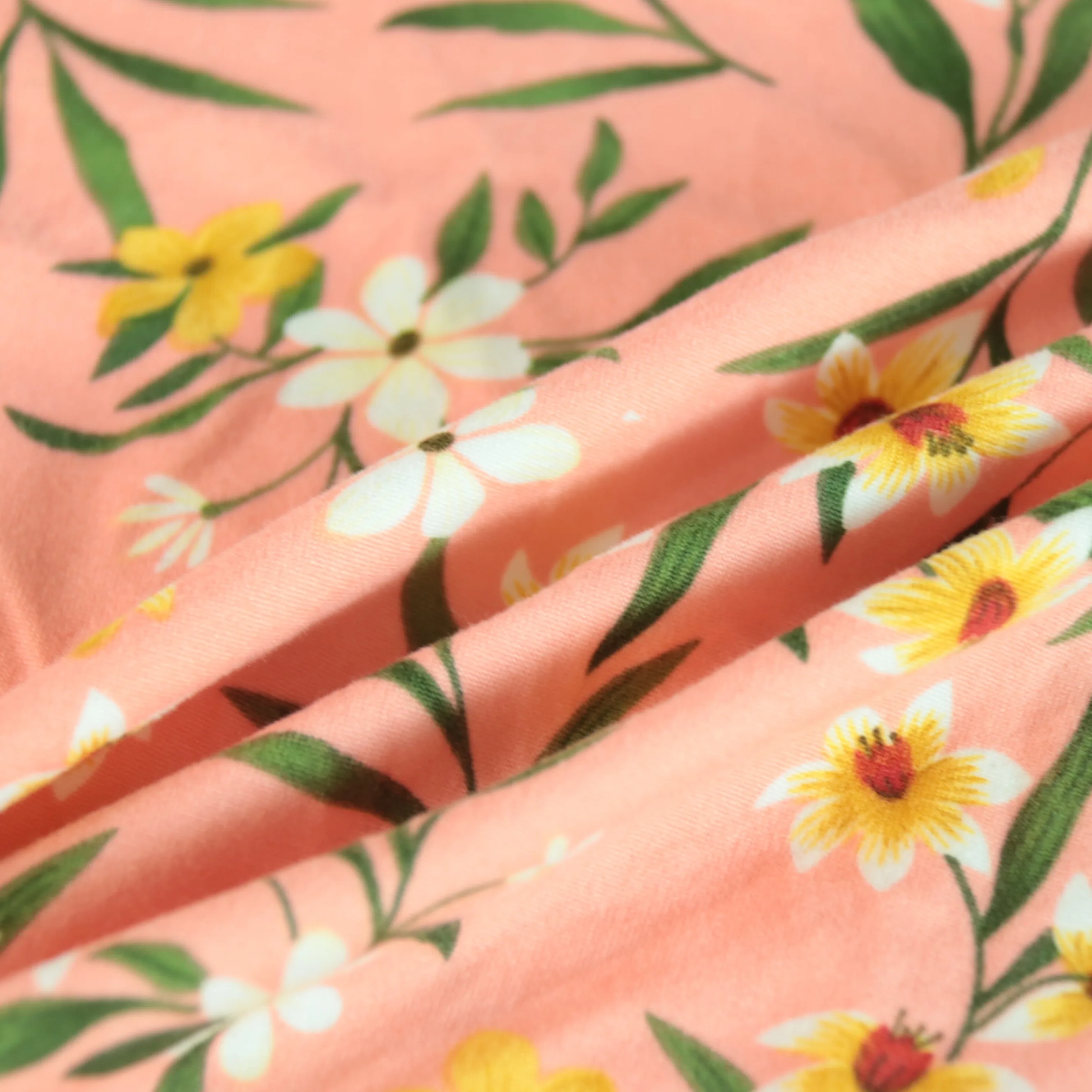 factory supply 4 way stretch spandex digital print DTY brushed fabric for apparel