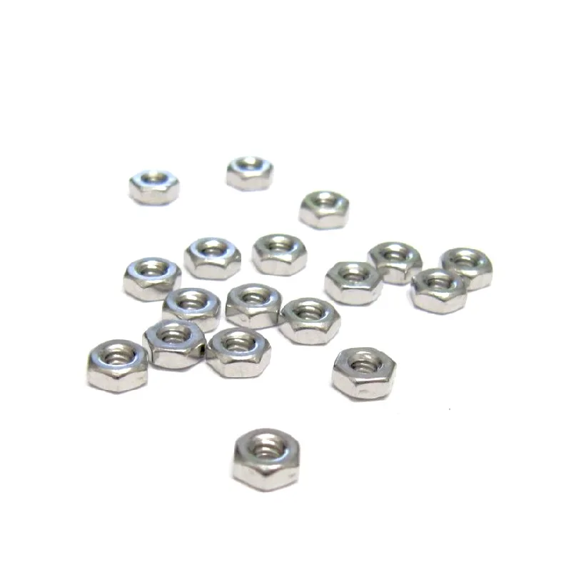 TOBO DIN934 M4 A2-70 304 Stainless Steel Hexagon Nut with White Wash Finish Standard DIN Compliance