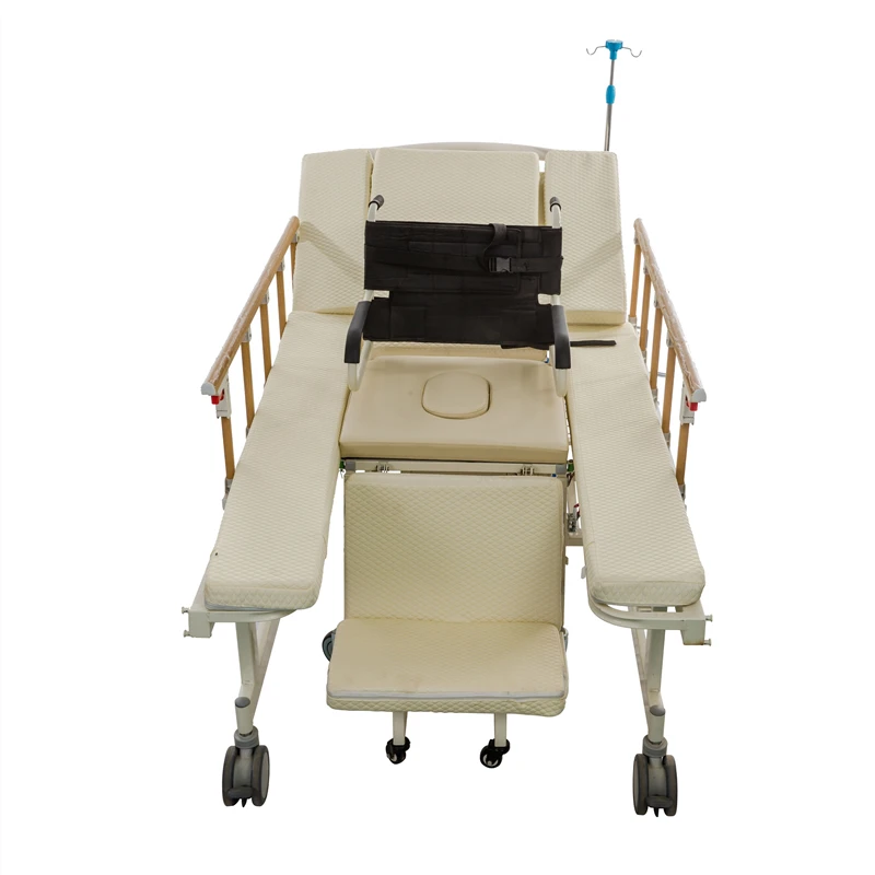 Super Much Hot Sales wheelchairs Medical Bed Multi-function Manual Hospital Bed For Paralyzed Patients