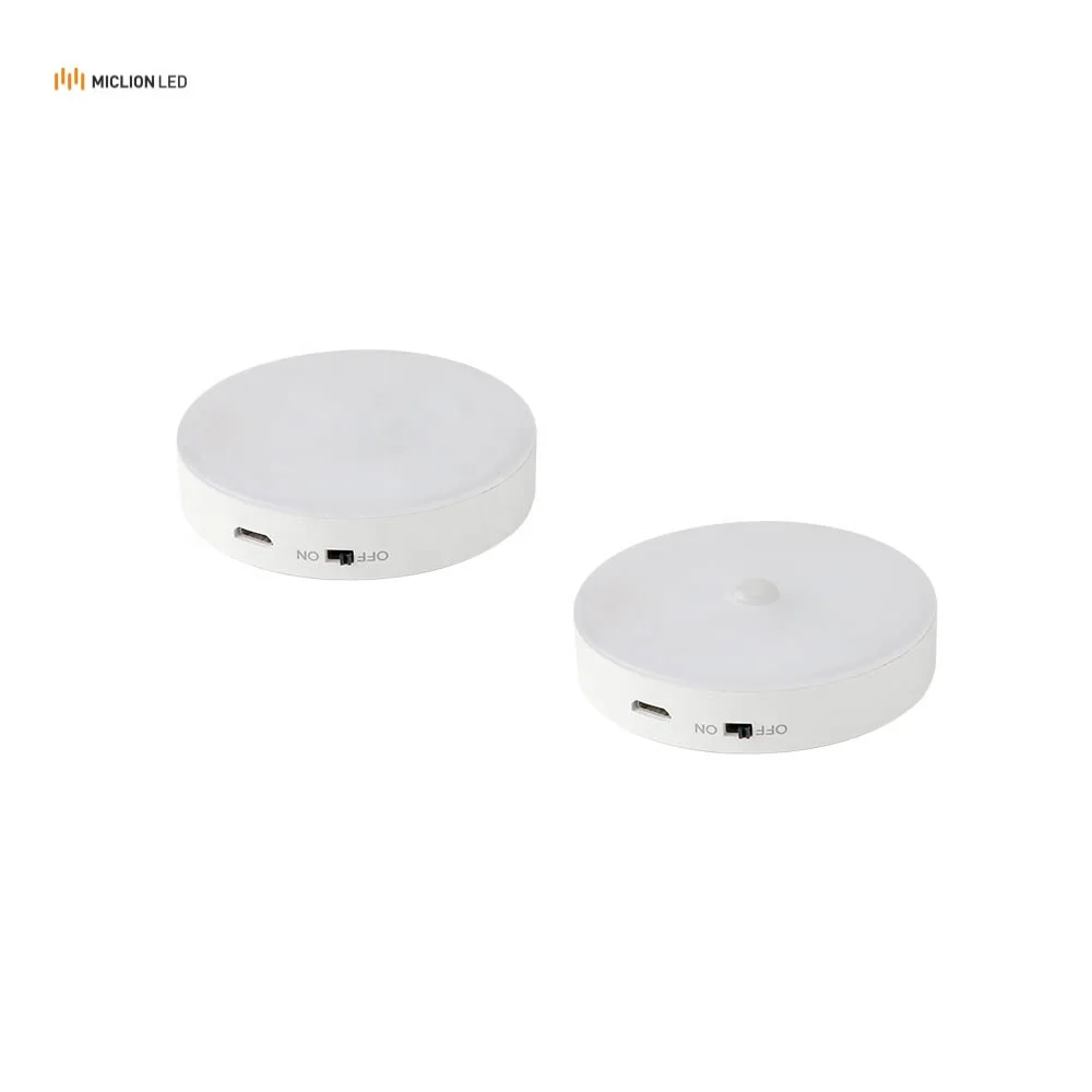 Rechargeable LED Light Factory Remote Control Smart Night Light Stick On Bedroom Stairs