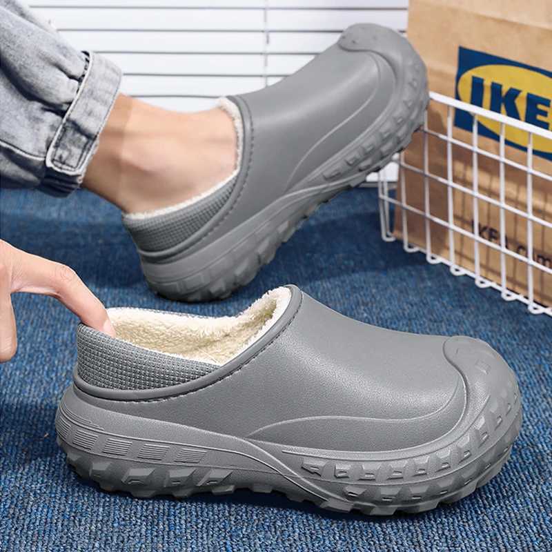 2024 Winter Outdoor Fashion Sport Warm Furry Custom Printed Logo Fur Sandals Slippers Shoes With Logo For Men Women