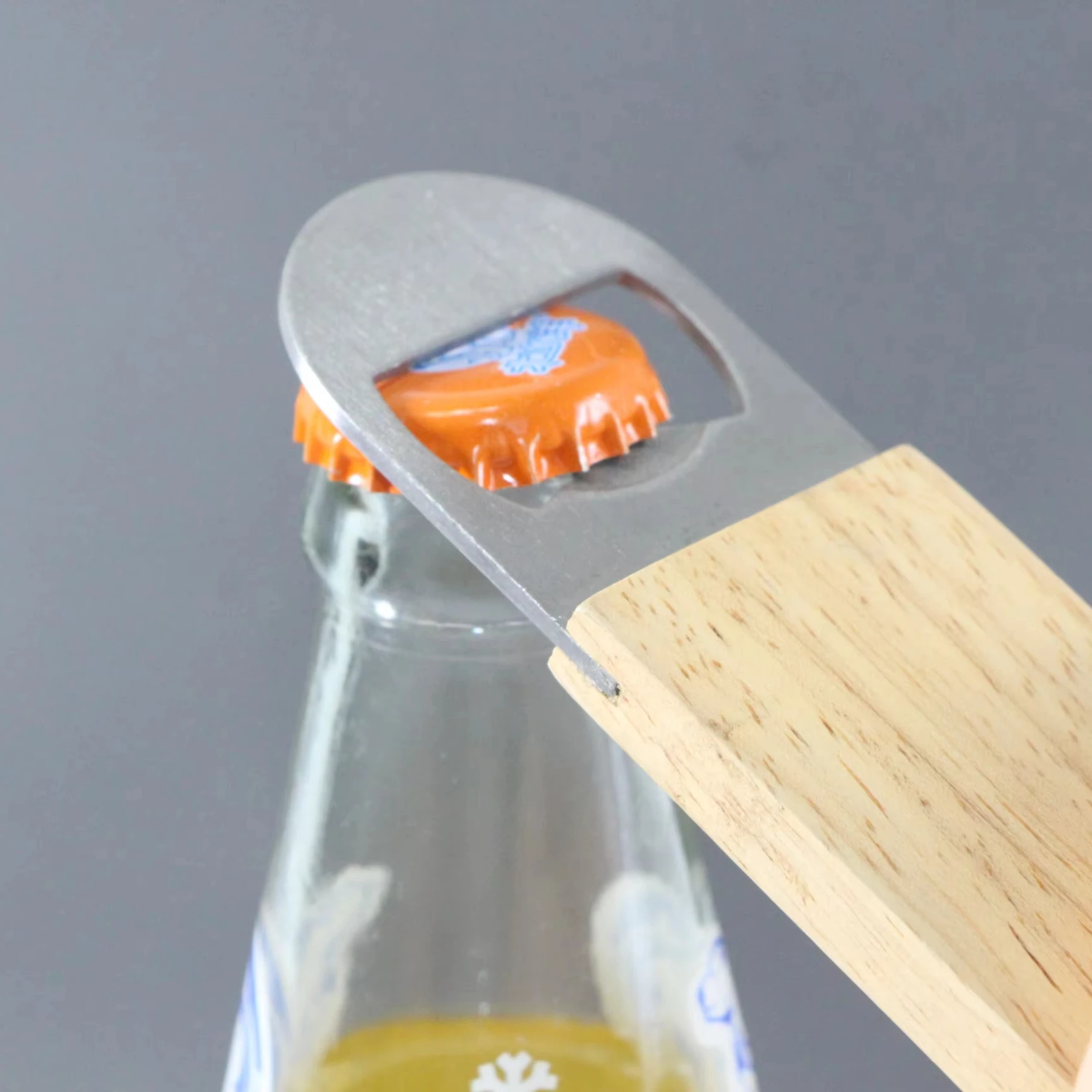 Personalized Souvenir ODM OEM Custom LOGO Colors Sublimation Bar Blade Flat Card Metal Stainless Steel Wood Beer Bottle Opener