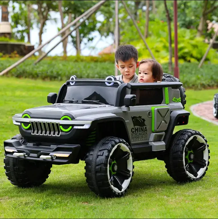 Wholesale New 2-Seater 12V Kids Electric Ride-On Vehicle 24V Battery Plastic PP Material Four Wheel Drive Genre Ride-On Cars