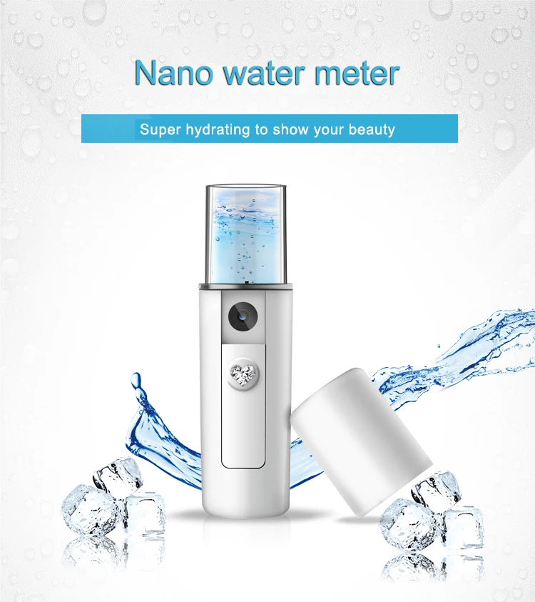 
Private Label Vaporizador Steamer Limpieza Facial Suero Nano Ionic Handheld Productos Diamante Faciales Face Mist Spray Beauty 