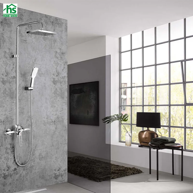 High Quality Manufacturer Customized Brass Bathroom Shower Rain Shower Set