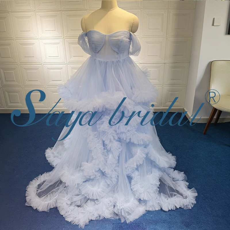 tulle robe photo dress Summer 3d Shoulderless Elegance Maternity Dress for Pregnant Women