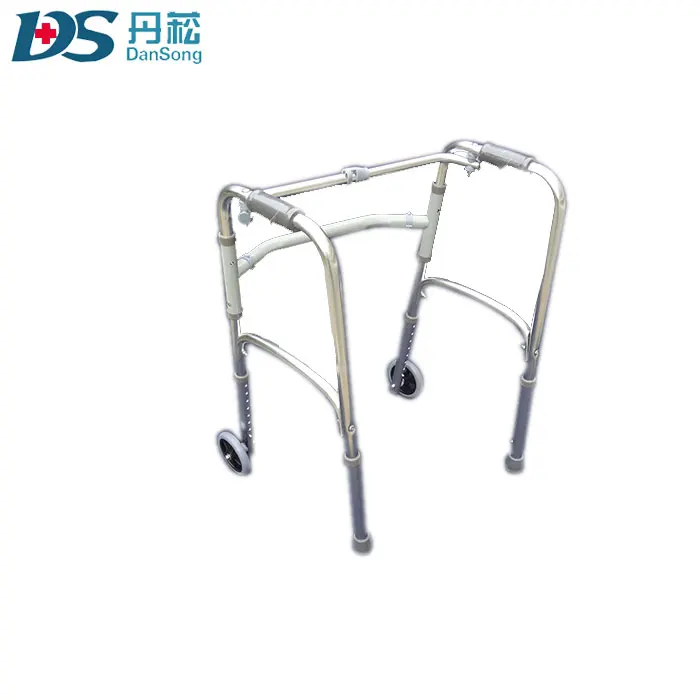 Wheels Elderly Disabled Axillaris Cerebral palsy Walking Aid Stand Patient Hemiplegia Walker for Disabled People