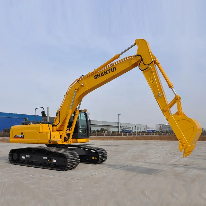 China mid size SHANTUI SE220LC 22.8t excavators machines with 1 year warranty time