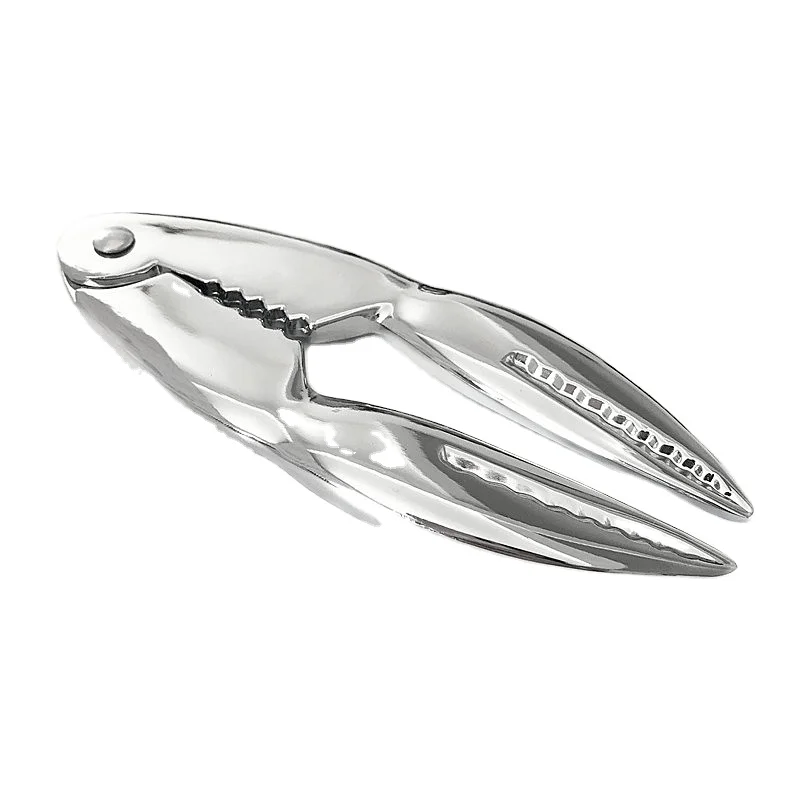 Factory Wholesale  Stainless Colors Zinc Alloy Crab clip shape Seafood  Crab  Lobster Cracker Clip Seafood Tool Sets