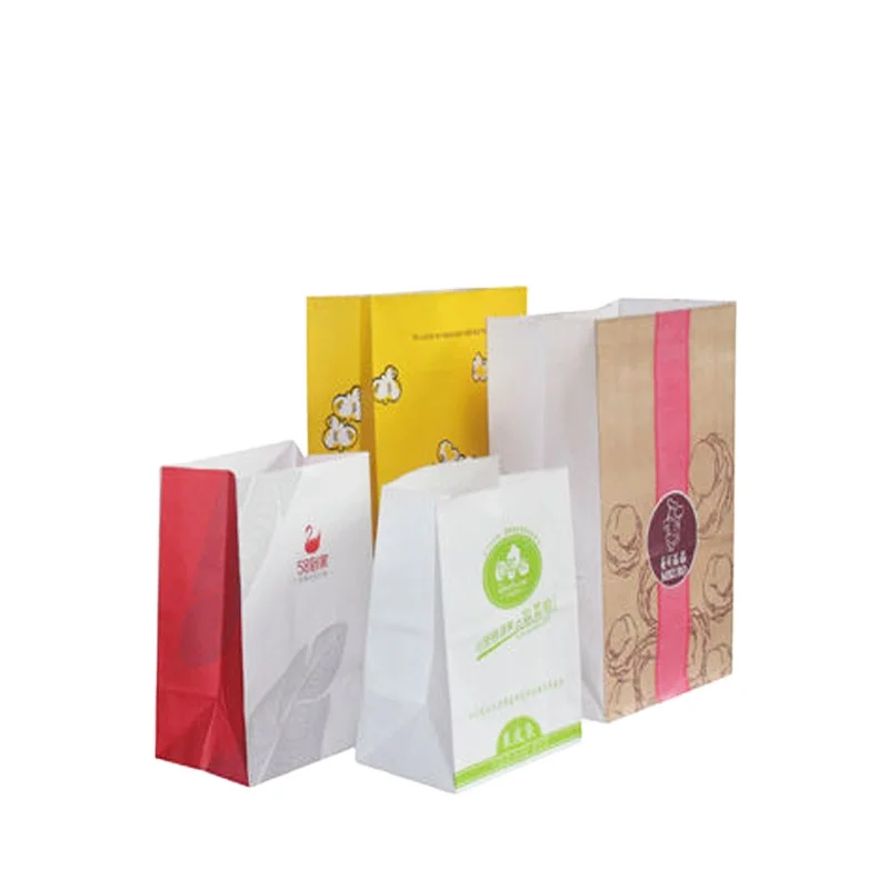Kraft Bakery Bread Talking Paper Bag Popular Printed Side Gusset Recycled White Bread Packaging Confectionery Packaging Demand